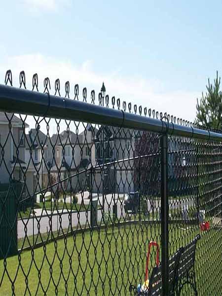 Chain link fence